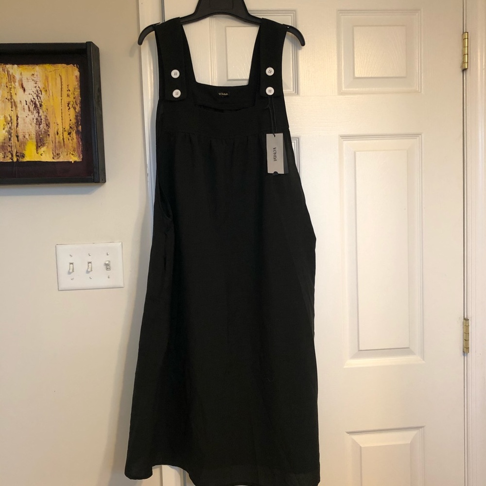 Pinafore mid-calf Jumper Dress by Vonda